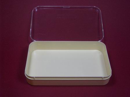 Kunststoff-Dose Box mit transparentem Deckel 