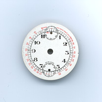 Chronographen-Zifferblatt Pierce Kaliber: 134 Durchmesser: 28,10mm 