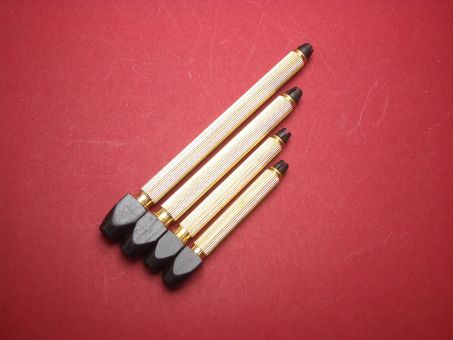 4 Stiftenkloben Werkzeug-Set mit Wechseleinsätze verschiedene Öffnungsweiten der Kloben: 0mm-1,5mm, 0mm-2mm, 0mm-3mm, 0mm-3,5mm 