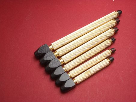 6 Stiftenkloben Werkzeug-Set mit Wechseleinsätze Öffnungsweite der Kloben: 0mm-1,5mm, 0mm-2mm,0mm-2,5mm, 0mm-3mm, 0mm-3,25mm, 0mm-3,5mm 