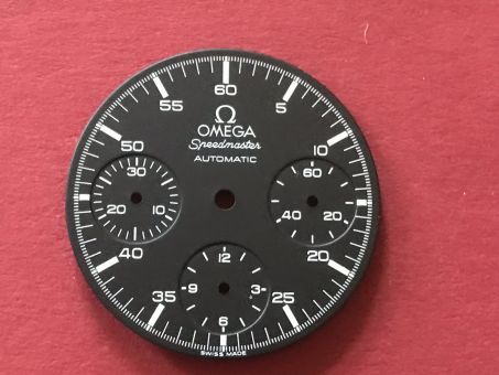Omega Speedmaster Automatic Chronographen Zifferblatt, Durchmesser: 28,54mm 