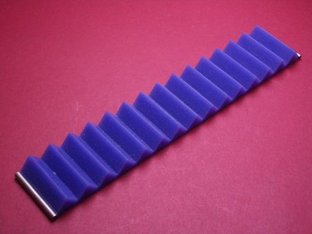 Kautschuk / Silikon-Armband 30mm blau 