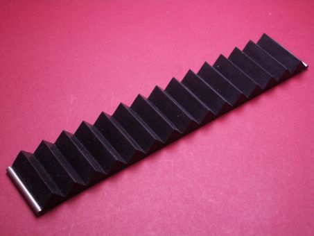 Kautschuk / Silikon-Armband 30mm schwarz 