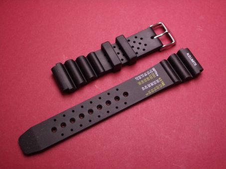 Sport- Taucher- Uhren- Armband 20mm Schwarz 