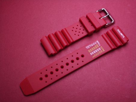 Sport- Taucher- Uhren- Armband 20mm Rot 