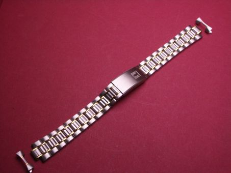 Tissot Edelstahl Damen Uhren-Armband 14mm im Verlauf auf 12mm an der Schließe 