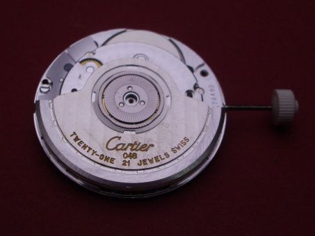 Cartier Uhrwerk Cal. 048  Datum bei der 4h (Uhrwerk nur im Vorabtausch) 