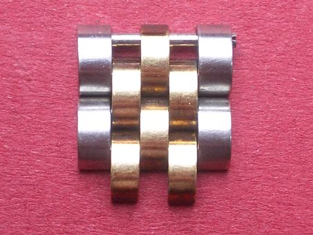 Rolex Ersatz-Armband-Glied Stahl/Gold, 12,2mm 