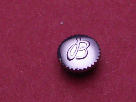 Breitling Krone Stahl, Durchmesser: 4,86mm, Höhe 1,65mm Gewinde 0,9mm 