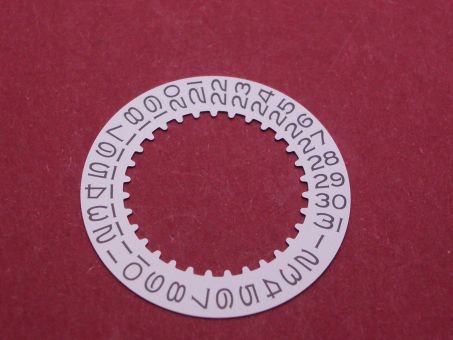 Rolex 1535-7961-1 Datumscheibe versilbert Datumsfenster bei der 3 