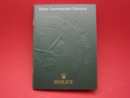Rolex Cosmograph Daytona Booklet NOS mit verschiedenem Druckdatum als Zubehör 