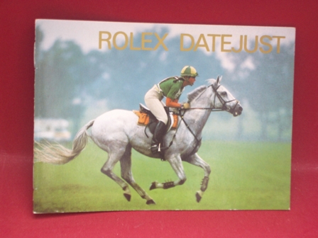 Rolex Datejust Booklet NOS in Farbe als Zubehör 