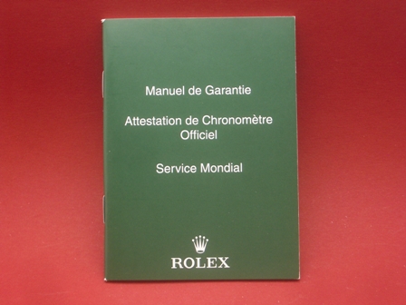 Rolex Garantie-Übersetzung in 16 Sprachen NOS als Zubehör 