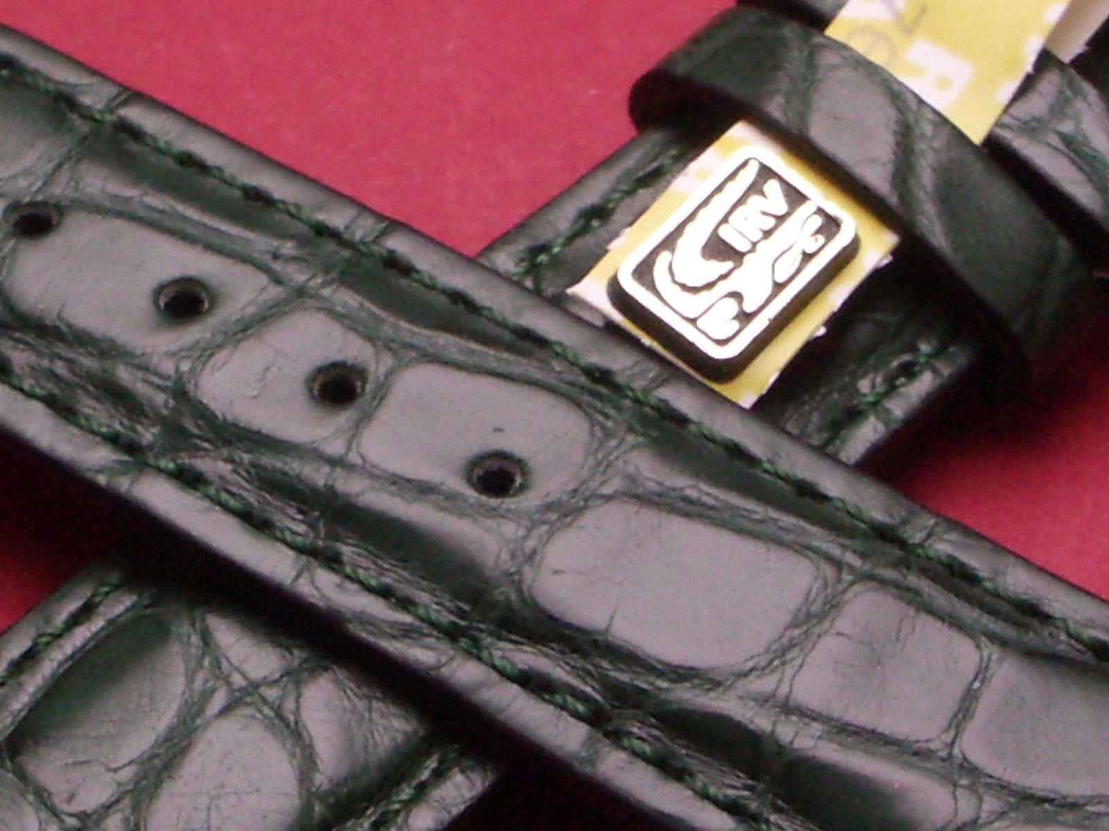 18mm und | Römer Grün Krokodil-Leder-Armband, Ersatzteile, Werkzeug für auf Uhrmacherbedarf 20mm Verlauf alles den Louisiana Uhren Farbe: im |